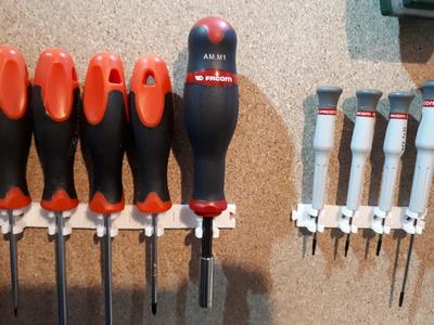 stable hexagonal screwdriver support - support de tournevis hexagonal stable