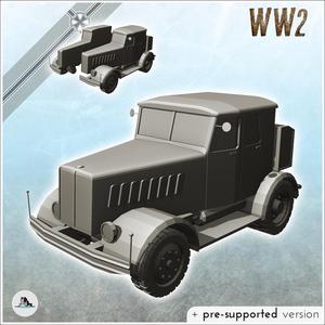 Hanomag ST-100 heavy tractor (11) - Germany Eastern Western Front Normandy Stalingrad Berlin Bulge WWII