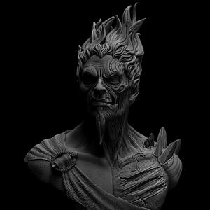 Hades Bust (Pre-Supported)