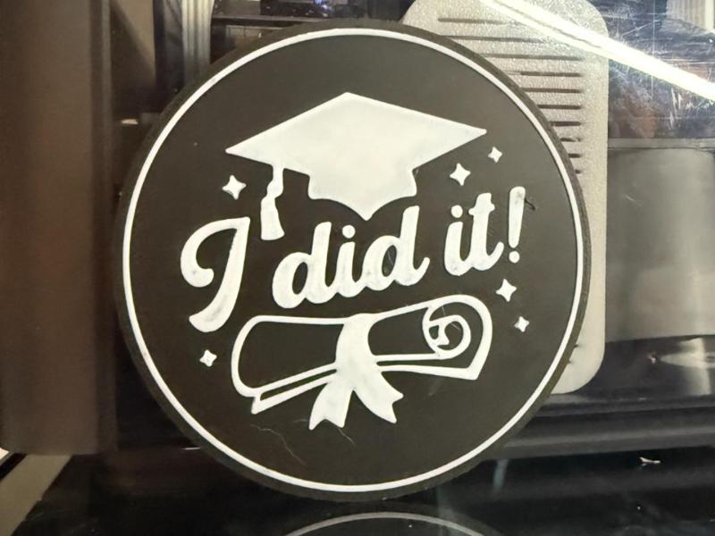 I DID IT! GRADUATE COASTER