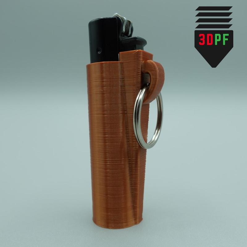 Clipper Lighter Case Keychain