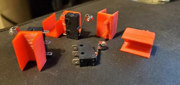 CNC 3018 Upgraded Endstop Switch Mount Clips