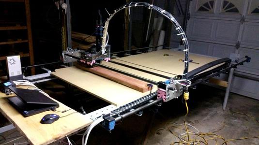 Artisan 3: Beefy edition - 4'x(Any Length) 3d printed CNC