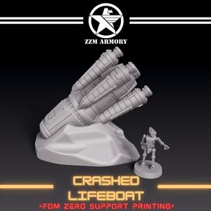 CRASHED LIFEBOAT