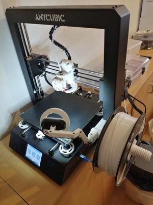 Anycubic I3 Mega, C270, Spool holder mount, filament guide, LED  moujnt