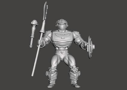 ETERNIAN PALACE GUARD MOTU CUSTOM VINTAGE ACTION FIGURE (COMPLETE)