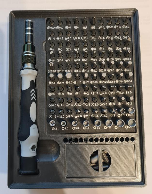Gridfinity Generic Screwdriver from aliexpress holder