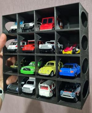 16 Hotwheels cars garage