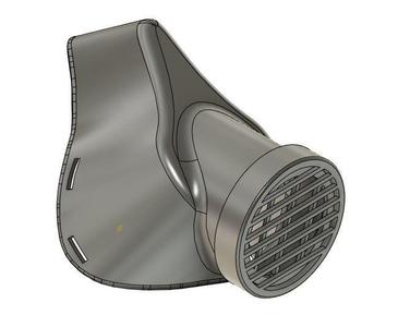 Mask with filter holder