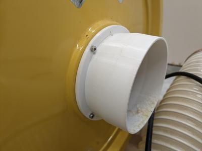 Bounce House Blower Dust Adapter