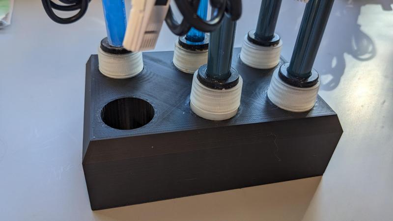 pH Probe Rack