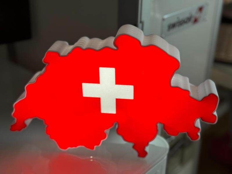 Swiss Lightbox (Flag of Switzerland)