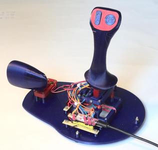 USB Flight Controller / Joystick with Four Axes
