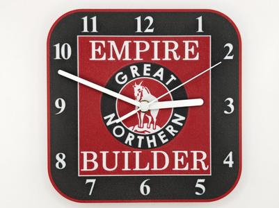 Great Northern Railroad - Empire Builder Clock