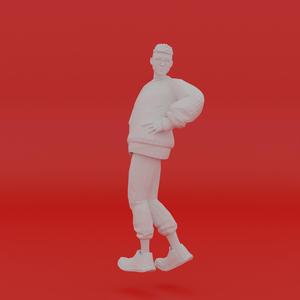 Character Pose Toy Man Miniature Figure 032