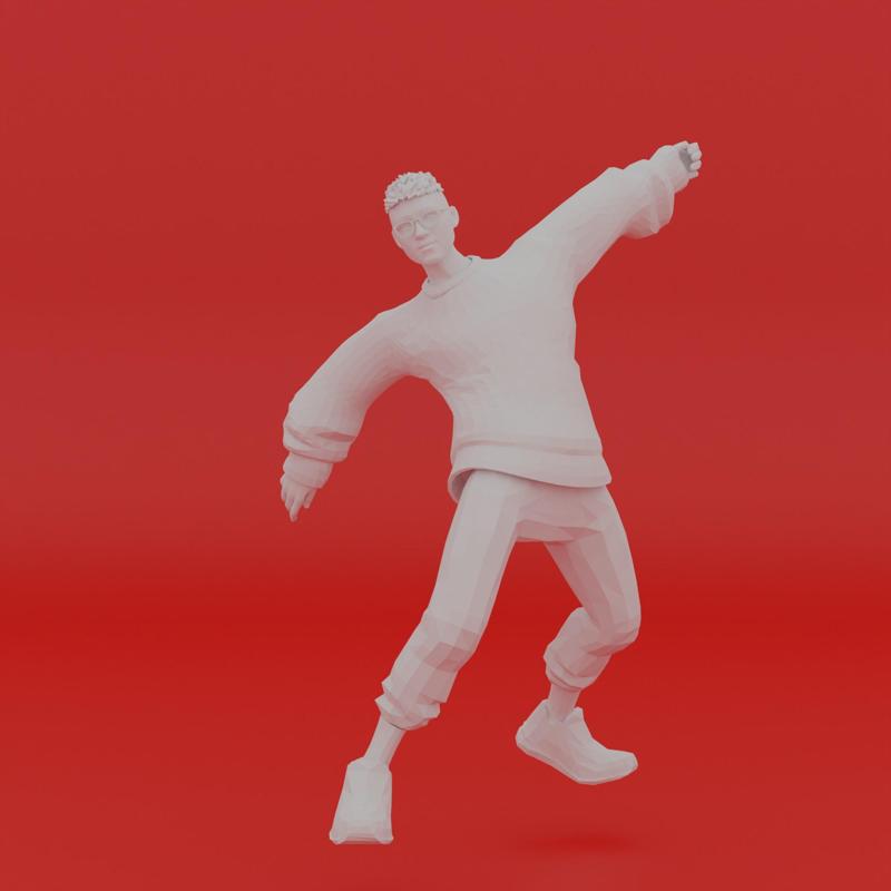 Character Pose Toy Man Miniature Figure 009