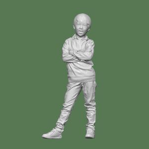 BOY FOR DIORAMA PEOPLE CHARACTER