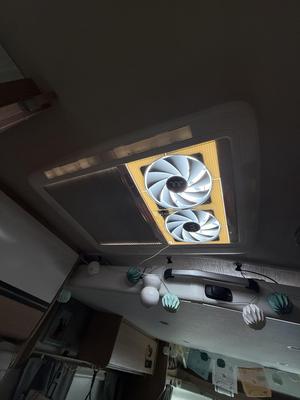 USB-C Ventilator for Dometic Midi-Heki in Camper/RV/Van/Caravan
