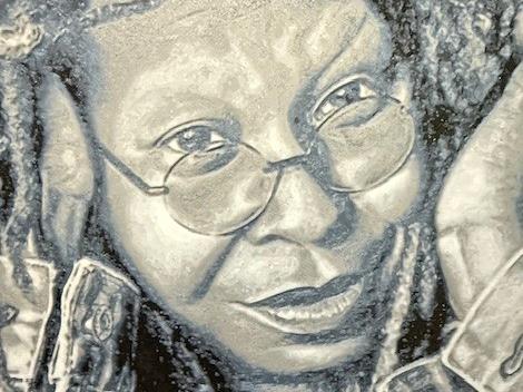 Whoopi Goldberg an actress from America 