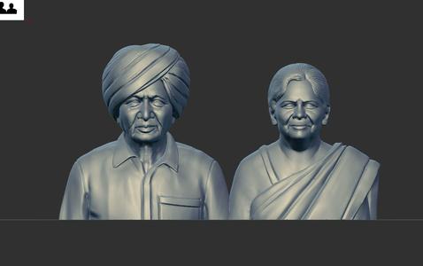 couple miniature