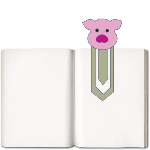 Cute Pig Bookmark