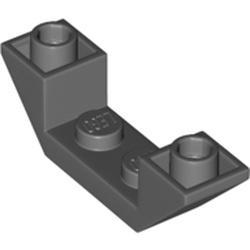 Lego Compatible (32802.dat) Slope Inverted 45° 4 x 1 Double with 1 x 2 Recessed