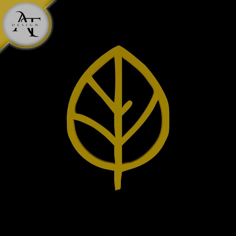 Simple Leaf Symbol - 2D Art