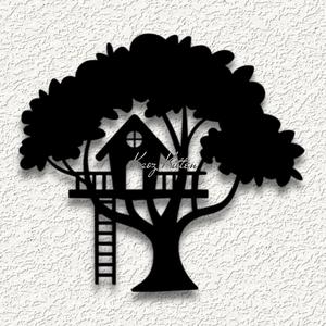 tree house wall art home decor