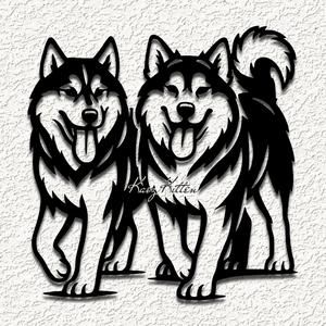 huskies husky dog wall art home decor