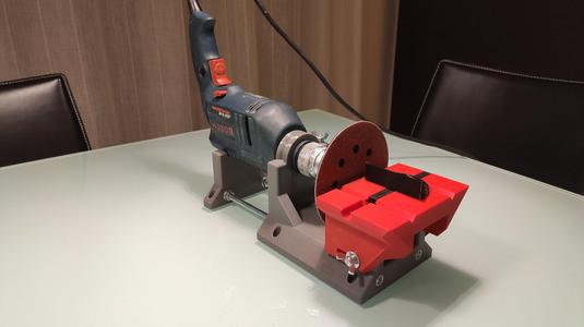 Drill disc sander