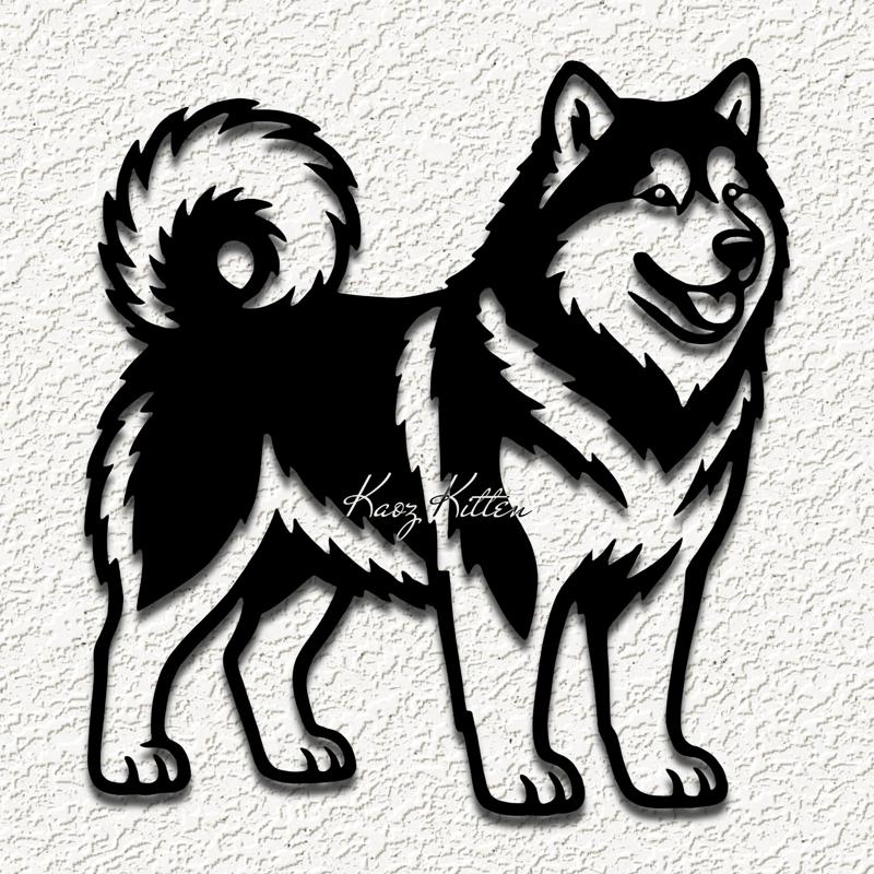 husky puppy dog wall art home decor