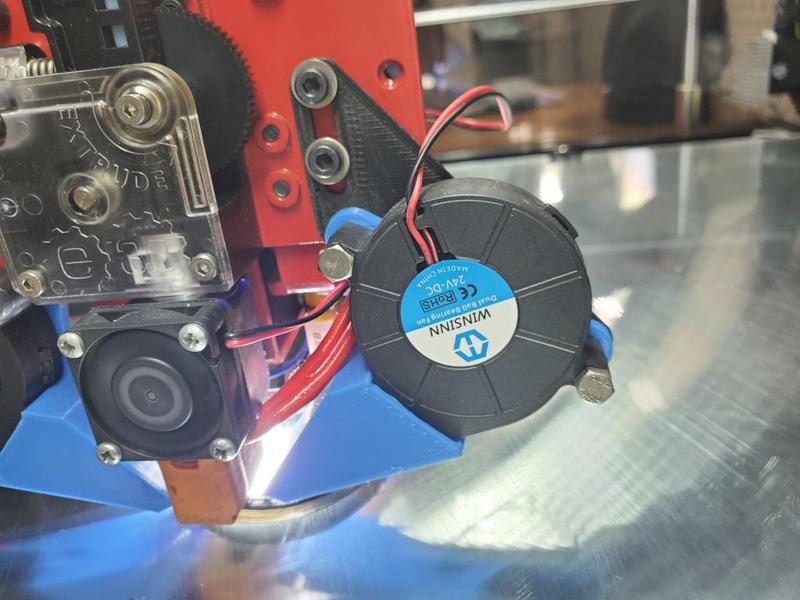 Modix Big 60 dual fan adapter and Improved fan shroud