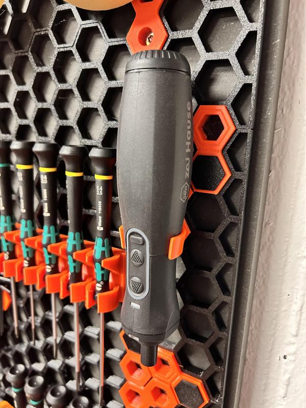 Wiha Zap battery driver screw driver HSW Honeycomb wall mount