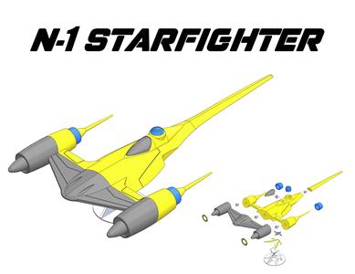 Star Wars N-1 Naboo Starfighter