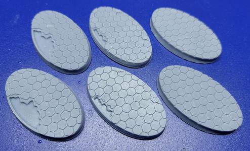 Hex Tech 60x35mm bases for Sci-Fi Miniatures