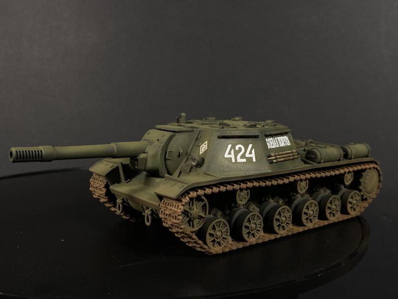 ISU-122 + ISU-152 (Zveroboy) Heavy SPGs (USSR, WW2)