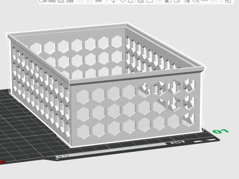 Stackable Storage Container 150mm x 100mm x 50mm