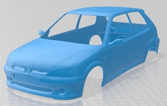 Peugeot 106 GTI Printable Body Car