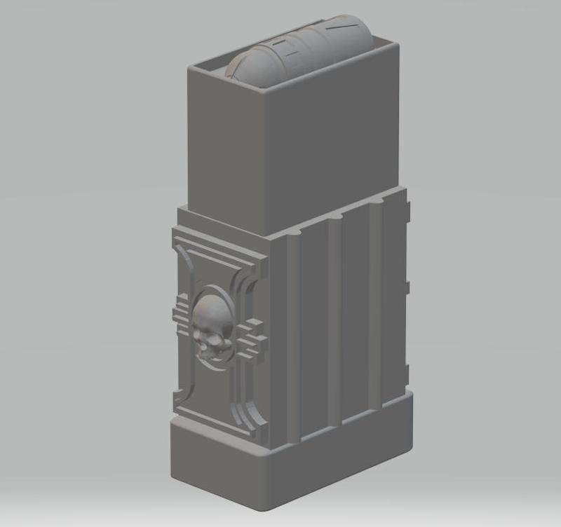 FHW: Stick magazine with logo and bolter shells