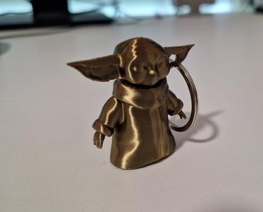 Baby Yoda figure keychain Star Wars