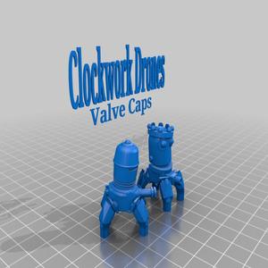 Clockwork Drones Valve Caps Schrader
