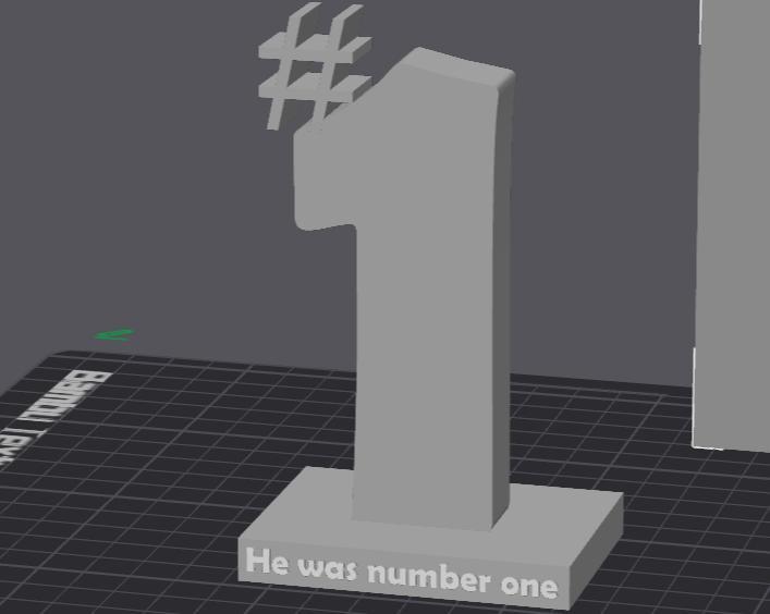 He was number one
