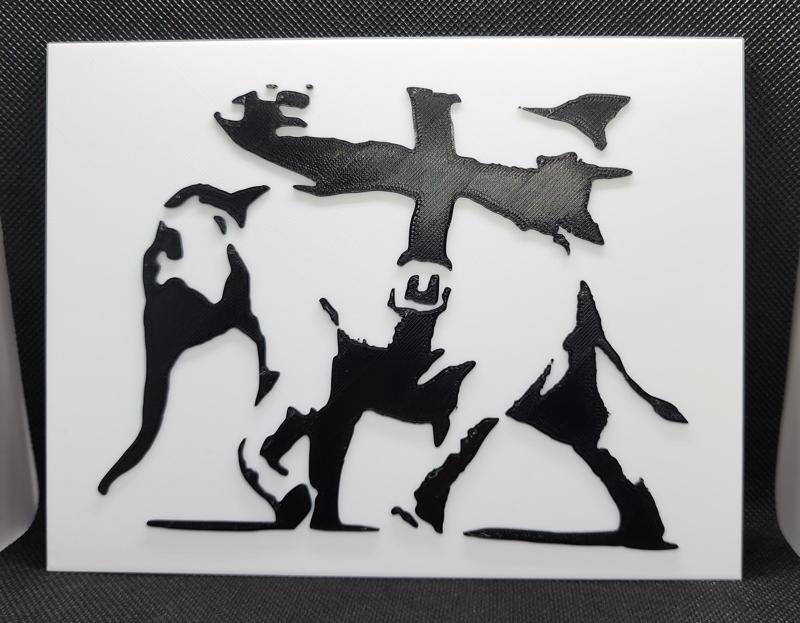 Banksy's Heavy Weaponry - 2 Color w/filament change (1 at a time)