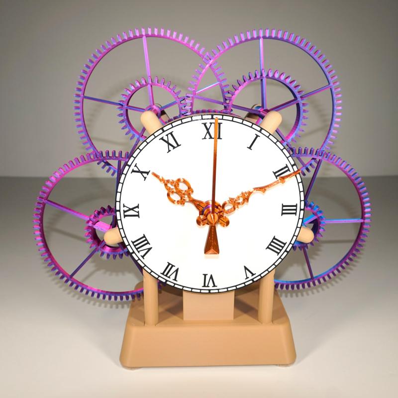 Large Silent Desk Clock