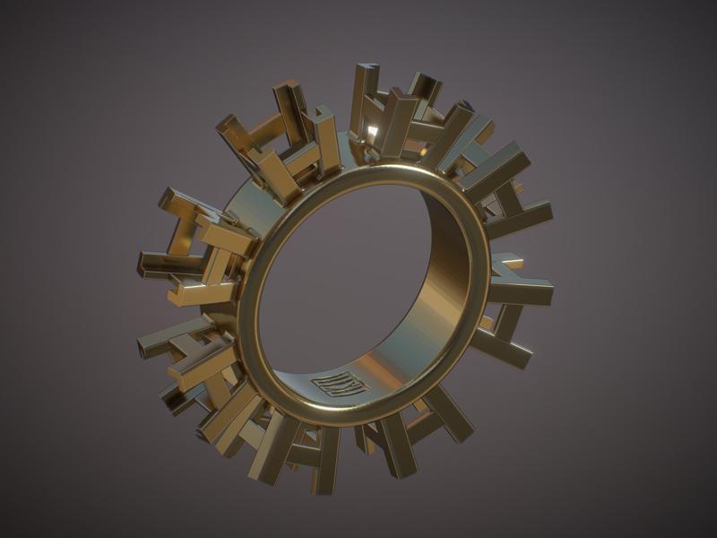 Square Prong Setting for 6x6mm Practice Ring