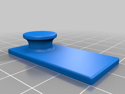 Wall hook for double-sided adhesive tape