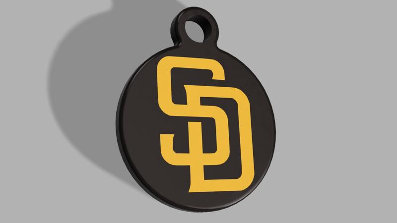 MLB - San Diego Padres Keyring