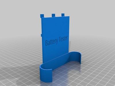 Battery tester holder