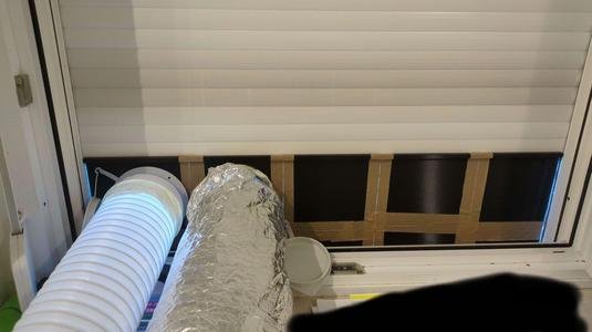 Doublehose plate for mobile AC - EU