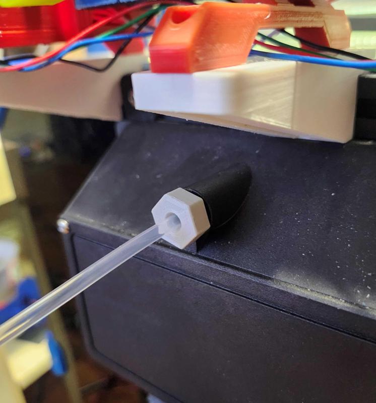 PC4-M10 fitting like ptfe tube holder rotation free pass through